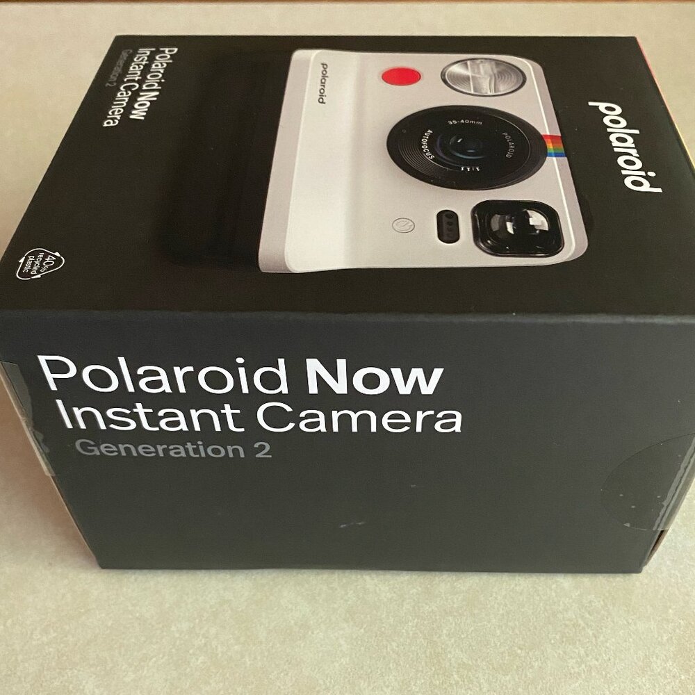Polaroid - Now Instant Film Camera Generation 2 - Black & White New Unopened - Picture 4 of 5